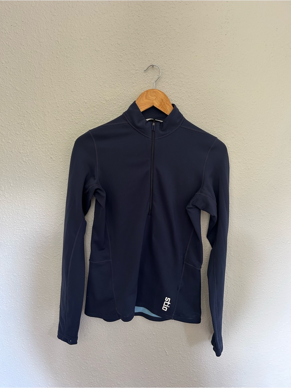 STIO Fremont stretch fleece quarter zip Navy